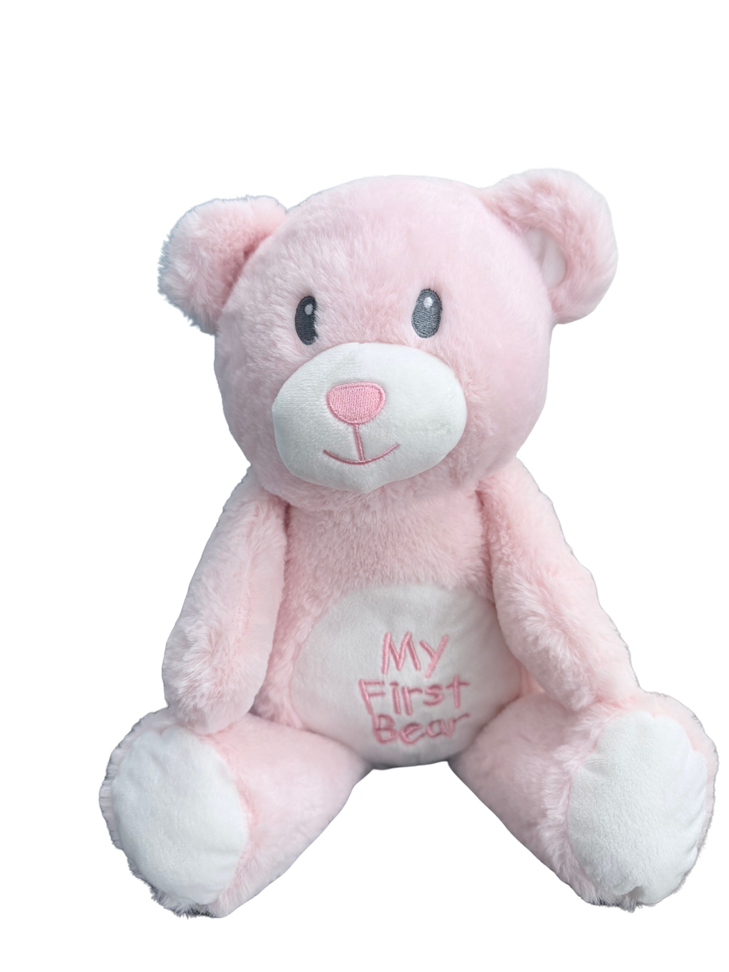 Light pink My First Bear plush add-on